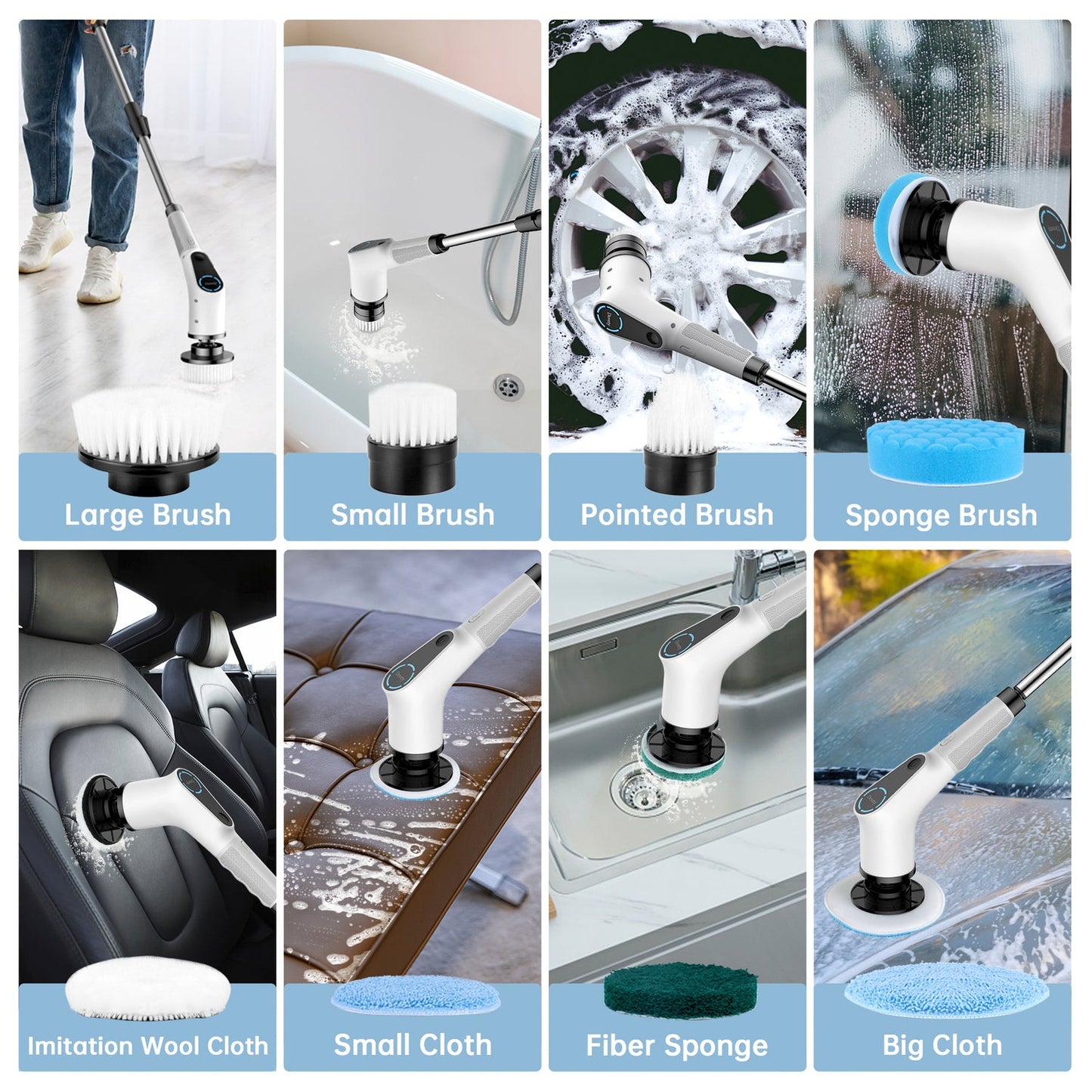 VoltScrub™ Dovety Pro Electric Spin Scrubber
