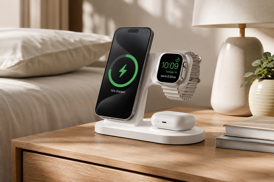 VoltCharge™ 3-in-1 Magnetic Wireless Charging Station