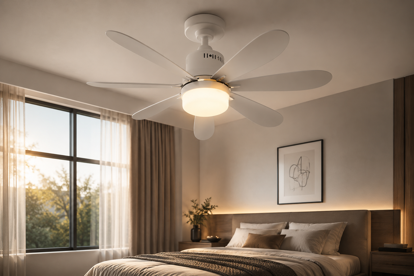 VoltBreeze™ Aura Ceiling Fan Light