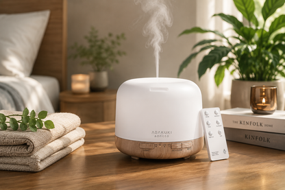 AromaGlow™ 500ML Smart Essential Oil Diffuser & Ultrasonic Humidifier with Remote