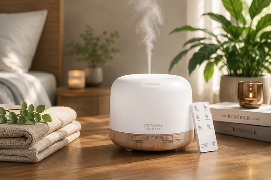 AromaGlow™ 500ML Smart Essential Oil Diffuser & Ultrasonic Humidifier with Remote