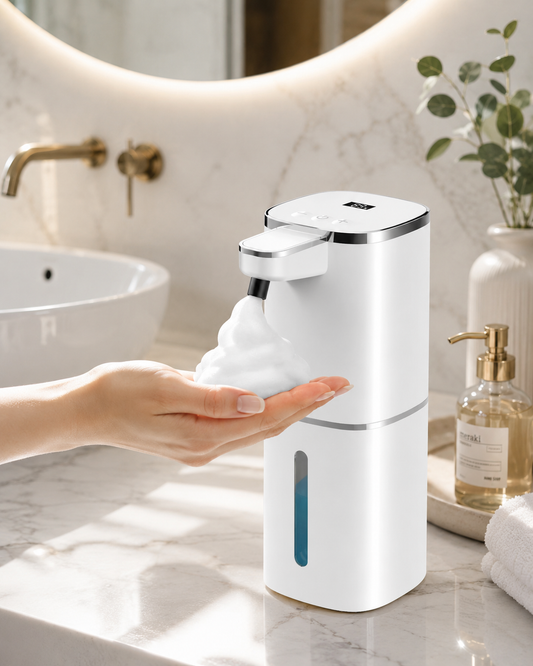 Automatic Touchless Foaming Soap Dispenser – Rechargeable, Waterproof & Adjustable Foam Levels