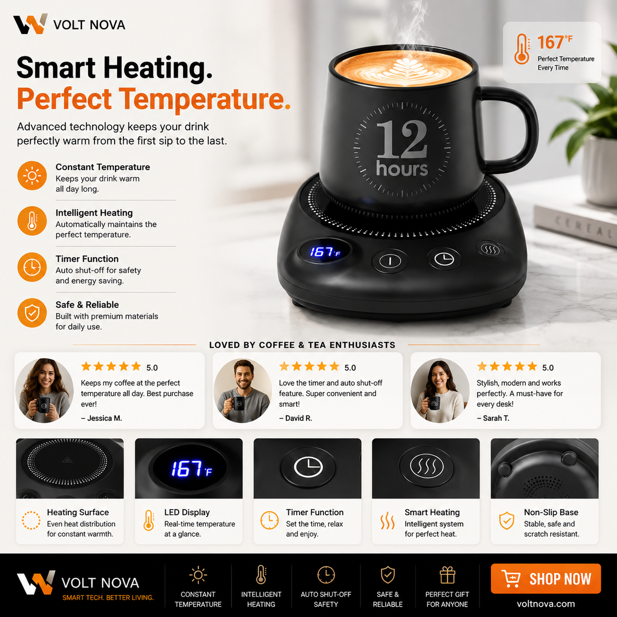 HeatMate™ Smart Mug Warmer