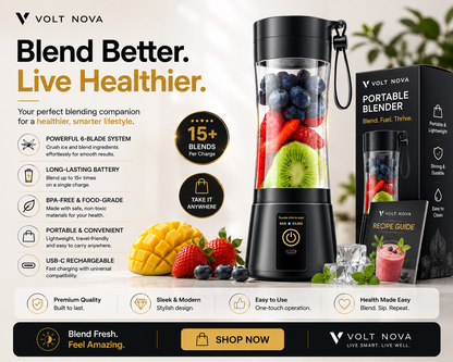 VoltBlend™ Portable USB Blender