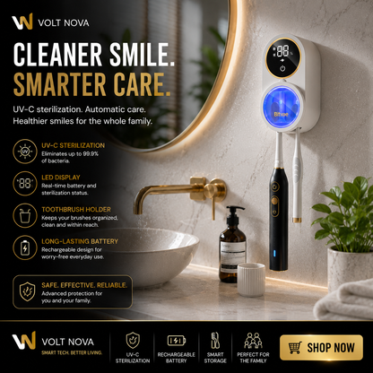VoltClean™ UV Toothbrush Sterilizer