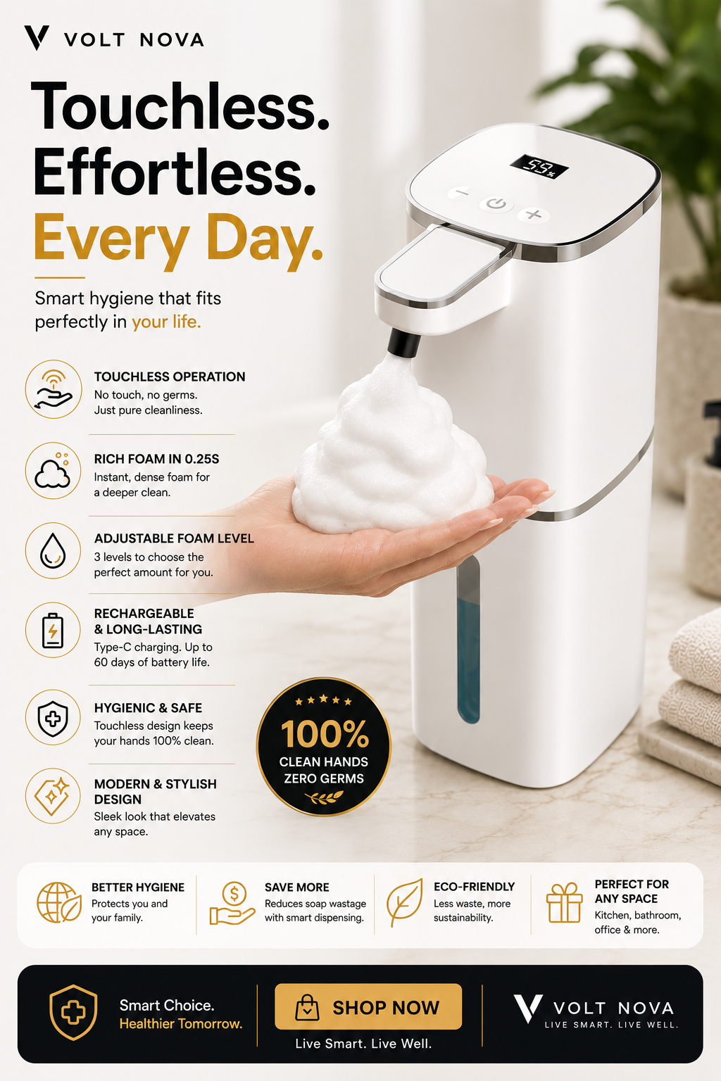 VoltFoam™ Automatic Soap Dispenser