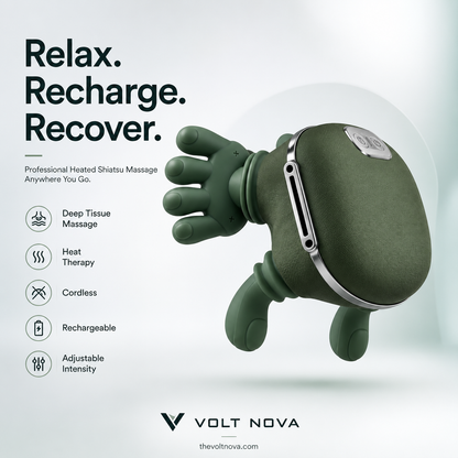 VoltRelief™ Heated Shiatsu Neck Massager