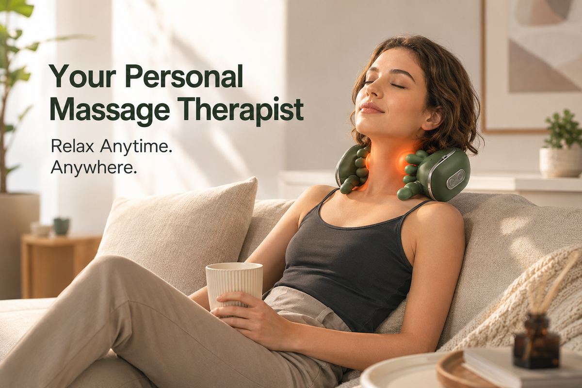 VoltRelief™ Heated Shiatsu Neck Massager