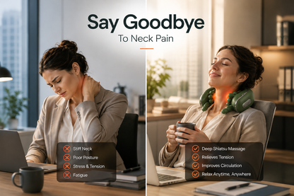 VoltRelief™ Heated Shiatsu Neck Massager