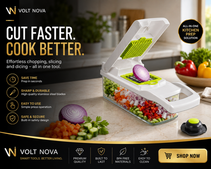 VoltSlice™ 12-in-1 Vegetable Chopper