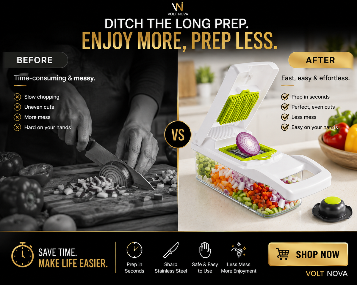 VoltSlice™ 12-in-1 Vegetable Chopper