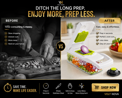 VoltSlice™ 12-in-1 Vegetable Chopper