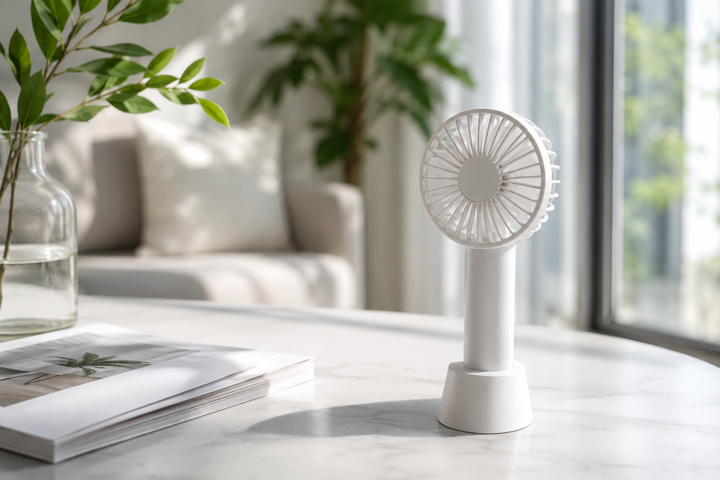 VoltBreeze™ Portable Turbo Handheld Fan | 3-in-1 Rechargeable Cooling Fan